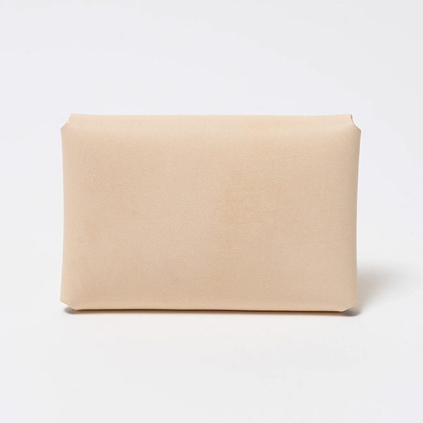 Handcrafted Leather Coin Case – Natural, by FYSKY