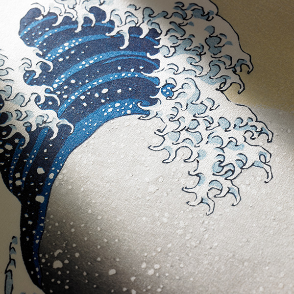 Ukiyoe, woodblock prints, The Great Wave Off Kanagawa from the series Thirty-Six Views of Mt. Fuji by Katsushika Hokusai, with frame