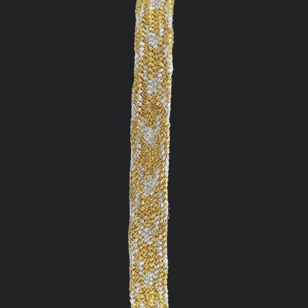 DOMYO KUMIHIMO Bracelet – Korai-gumi – Gold & Silver