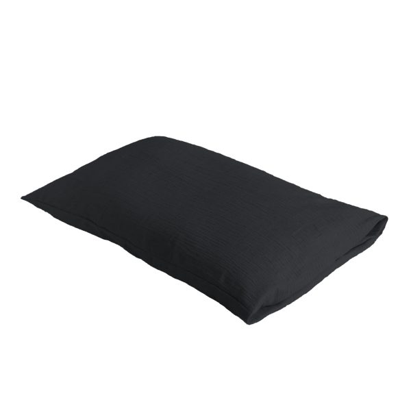 Enshu Orimono Cotton-Linen Crepe Pillow Cover – 43 × 63 cm, Envelope Closure