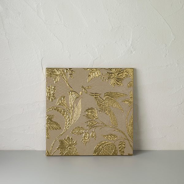 Kinkarakami Masterpieces – Embossed Gold Leaf Panel (Pure Gold Foil)