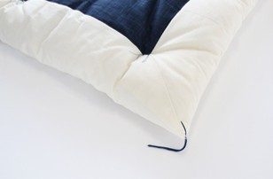 Kake Futon (Couette matelassée) : Taille simple, tissu Nagomi100 % coton biologique ; Disponible en 6 couleurs – [MoriSeimenjo2]