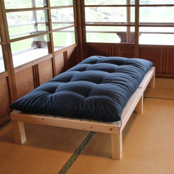 Japanese Shiki Futon (Mattress Futon), Single Size, Nagomi Fabric (100% Cotton; Available in 6 Colours) -[MoriSeimenjo5]