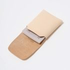 Handcrafted Slim Leather Card Case – Natural, by FYSKY