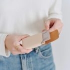 Handcrafted Slim Leather Card Case – Natural, by FYSKY