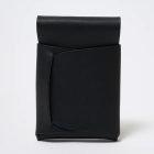 Handcrafted Slim Guidi Leather Card Case – Black, by FYSKY		