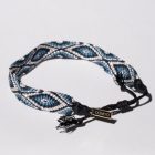 DOMYO KUMIHIMO Bracelet – Kara-kumi – Blue & Silver