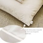 Anti-Dust-Mite Duvet Cover: Single Size (High-Density, 100% GOTS-Certified Organic Cotton, Beige)