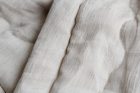 Omi Chijimi Hadakake Futon: Single Size (100% Linen; Beige) 