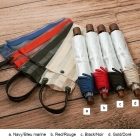 Amemachi 58  (Manual Open Folding Plastic Umbrella)  Navy,Red, Black, Gold