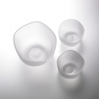 Brume Sake Glass Set(Frost) - French designer, Arthur Leitner, sake, 3 piece set, casual, Brume, frost, Kimoto Glass, souvenir, gift