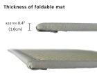Foldable Igusa Tatami Mattress: Single Size (Natural Igusa) -[MoriSeimenjo6]