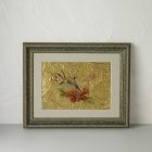 Kinkarakami Masterpieces – Embossed Framed Artwork, Taishi Size (approx. 15 × 11 in)