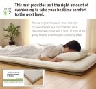 Foldable Igusa Tatami Mattress: Single Size (Natural Igusa) -[MoriSeimenjo6]