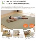 Foldable Igusa Tatami Mattress: Single Size (Natural Igusa) -[MoriSeimenjo6]