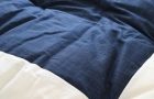 Kake Futon (Couette matelassée) : Taille simple, tissu Nagomi100 % coton biologique ; Disponible en 6 couleurs – [MoriSeimenjo2]