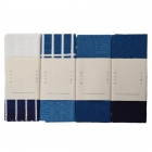 Collection of four hand towel designs: collaboration with Pauline Androlus