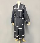 Sankatsu Yukata Fabric Robe “Kachi Mushi” – Indigo, Unisex