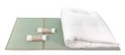 Artisan Crafted Futon Starter Set: Double Size (with Shikibuton, 2 Futon Covers, and Tatami Mattress -[MoriSeimenjo4]