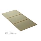 Foldable Igusa Tatami Mattress: Single Size (Natural Igusa) -[MoriSeimenjo6]