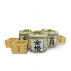 Japanese Sake,Kinkon barrel Josen,300ml,3 Bottle Pack,3MASU,...