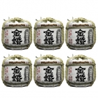Japanese Sake,Kinkon barrel Josen,300ml,6 Bottle Pack,Alcohol 15～16%,Akihikari,gift, souvenir