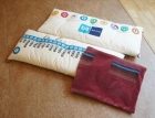 Tokyo Metro Long Zabuton: Tozai Line (Upcycled from Actual Seat Fabric)