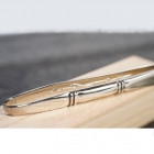 Bamboo-shaped Tweezers — Stainless steel tweezers featuring a bamboo tree design — width: 3 mm, thicker grips