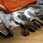 SLD Tachi Basami (dressmaker's scissors) - 24cm, SLD steel, rust-resistant, durable, Ubukeya, gift, souvenir